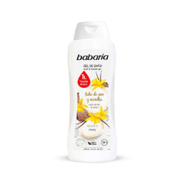Gel de Banho Leite de Coco e Baunilha 1L Babaria