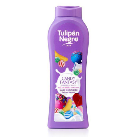 Gel de Banho Candy Fantasy 650ml Tulipán Negro