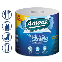 Papel Multiusos 3 Folhas Stong 1Kg Amoos