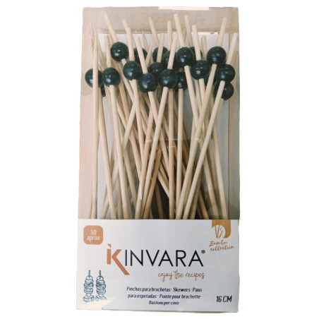 Espetos Madeira P/ Espetadas 50Un