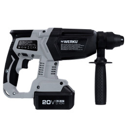 Berbequim Martelo Demolidor Sem Fios 20V 4,0AH WK 401630