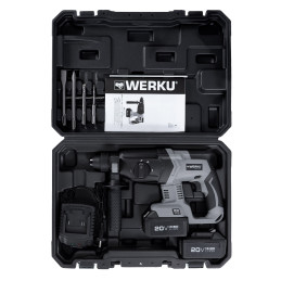 Berbequim Martelo Demolidor Sem Fios 20V 4,0AH WK 401630