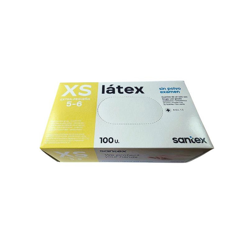 Luvas Latex GD05  T/XS  100un
