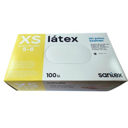 Luvas Latex GD05  T/XS  100un