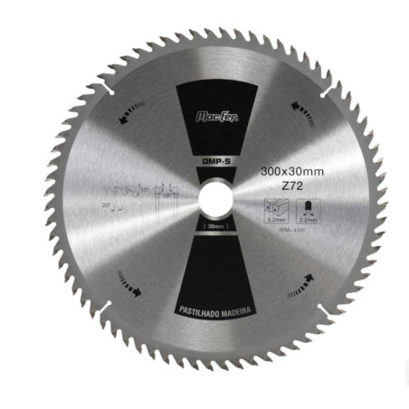 Disco Pastilhado P/Madeira DMP-S 184mm Z60 MACFER