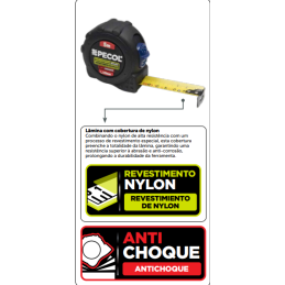 Fita Métrica Revestida 5m X 25mm Pecol