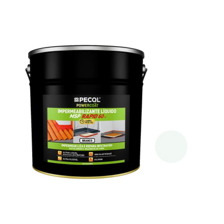 Impermeabilizante Liquido 15kg Power Coat Rapid Transparente  Pecol