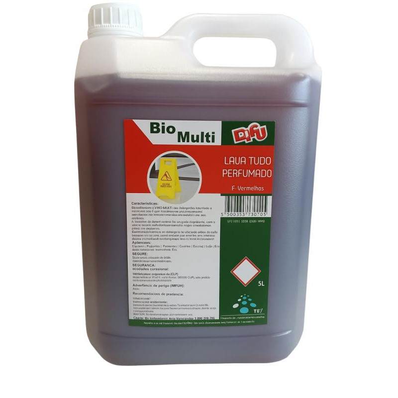 Difu Multiusos Bio Frutos Vermelhos 5l