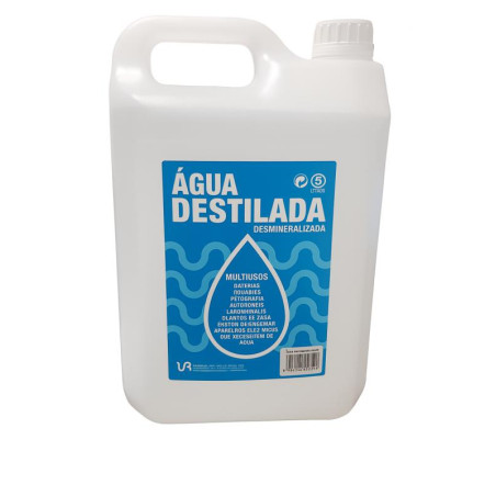 Agua Destilada (Desmineralizada) 5L