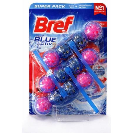 Bloco Wc Sonasol Blue Activ Floral Pac 3X50 gr