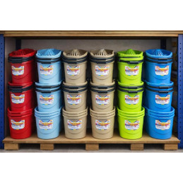 Balde Oval + Escorredor Plast 12l Line