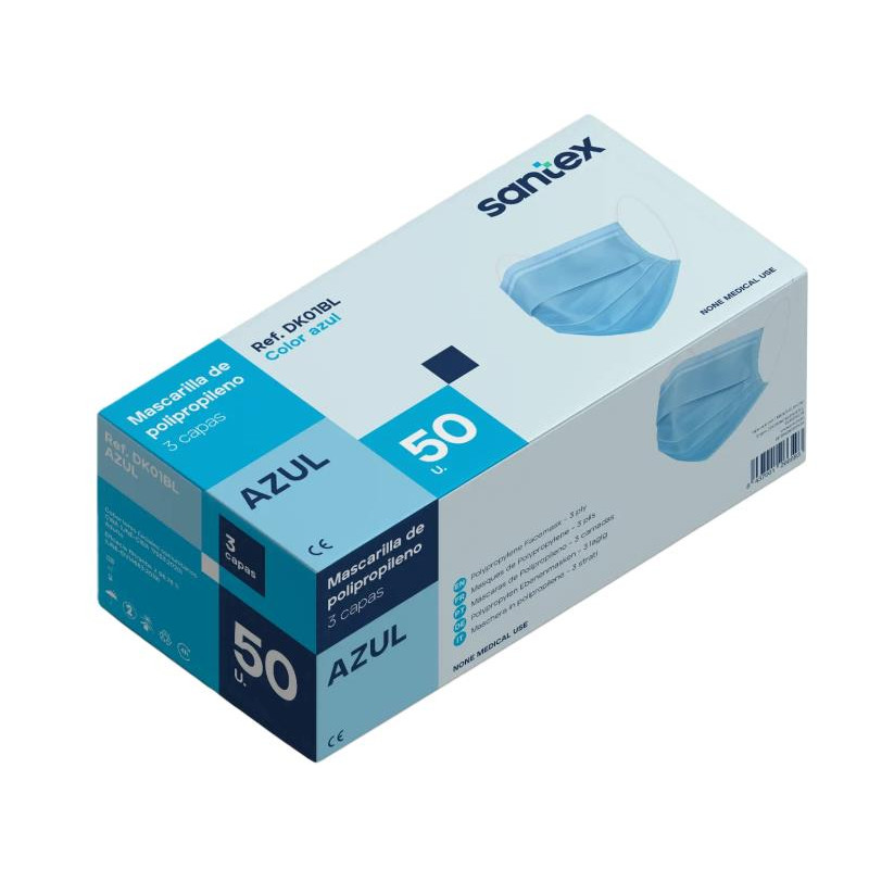 Máscara Proteção Cirúrgicas Tipo IIR 3 Camadas Cx 50  DK01BB