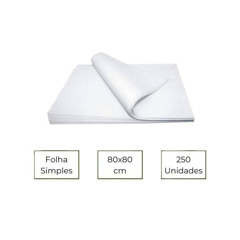 Toalhas de mesa papel 80X80 pac 250un